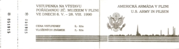 SA 90 / 008 a a - SA 90 / 008 d a - kontrolní kupón ** - 1990